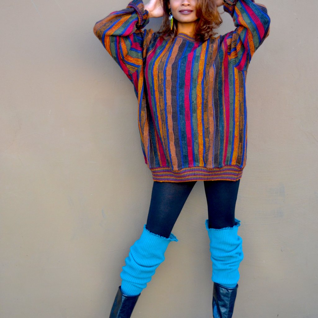 Light Ribbed Legwarmers Os